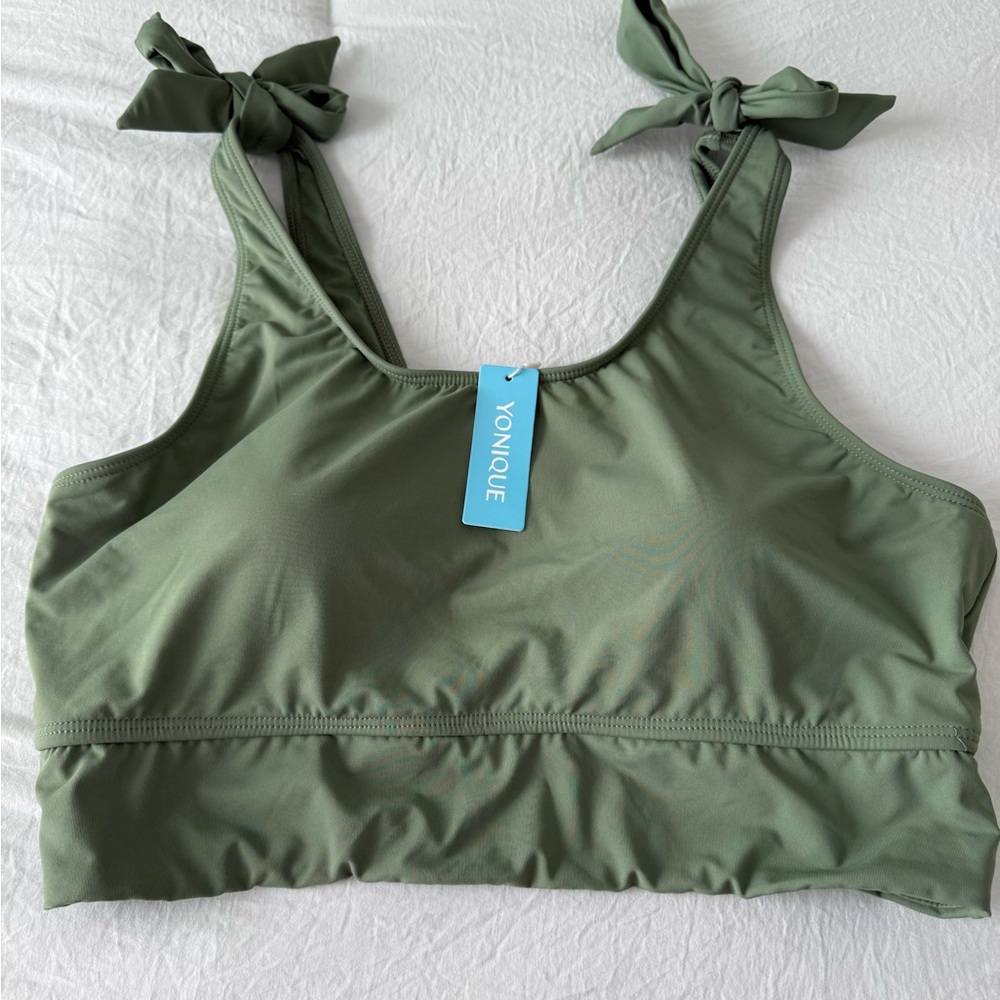 Brand New Younique Sage Green Swim Top